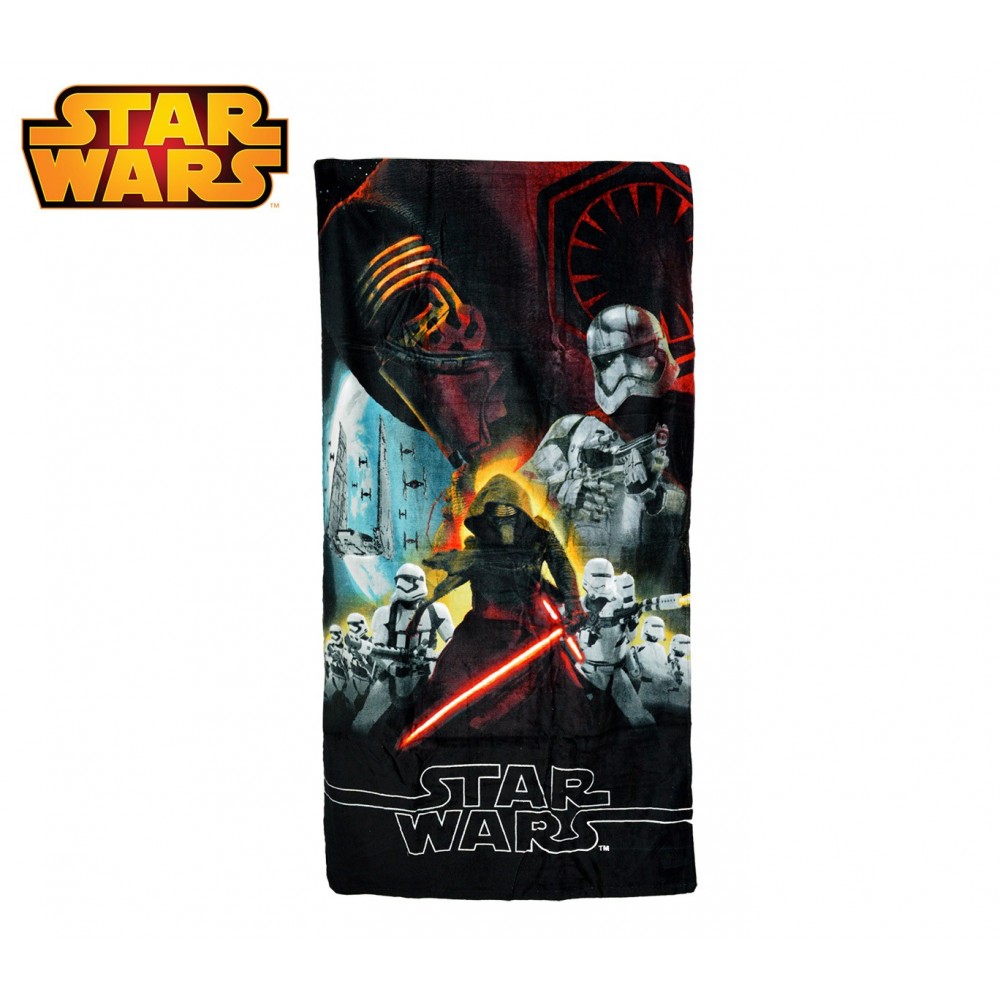 SWE7038 Telo mare Star Wars 70x140 cm 100% cotone