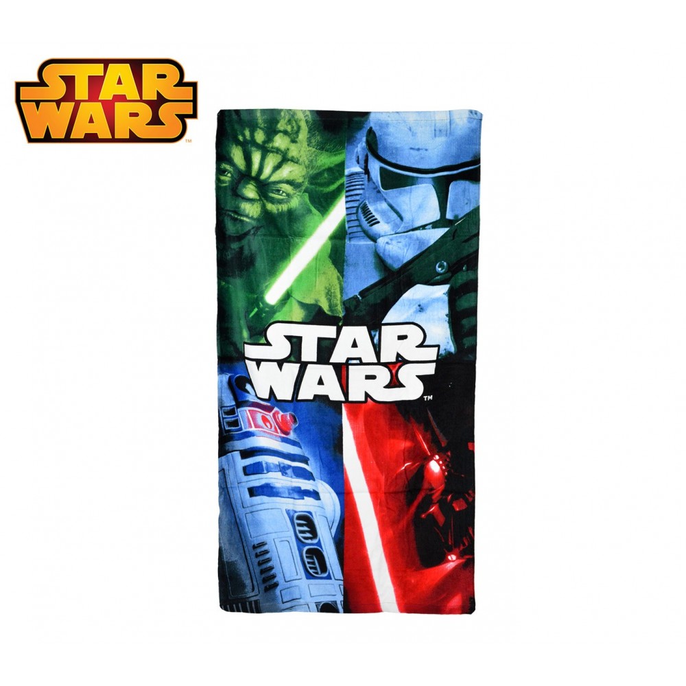 SW14057 Telo mare Star Wars 70x140 cm 100% cotone