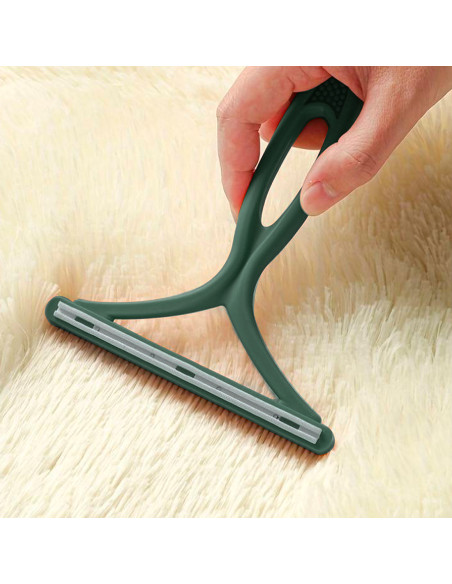 Set 2 Levapelucchi Manuale Spazzola Raschietto Rimuove Pelo Animale Portatile