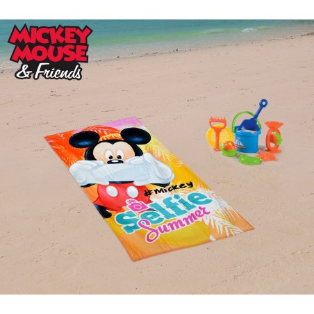 WD16931 Telo mare MIckey Mouse Topolino 70x140 cm 100% cotone WD16931 Telo mare MIckey Mouse Topolino 70x140 cm 100% cotone