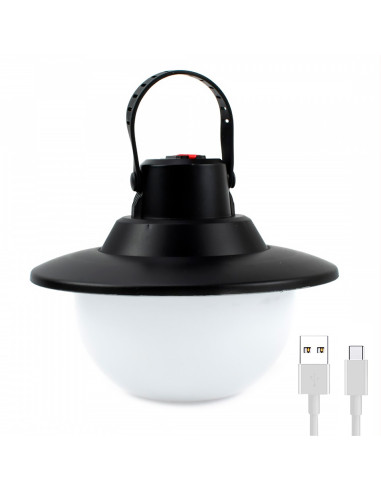 Image of Lampada da Campeggio Luce Gialla 3 Tipi di Luminosità Portatile Ricaricabile USB