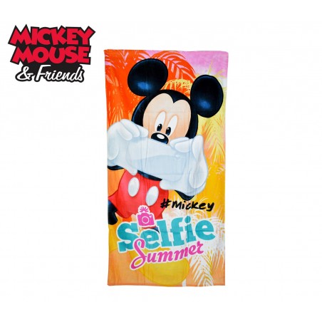 WD16931 Telo mare MIckey Mouse Topolino 70x140 cm 100% cotone WD16931 Telo mare MIckey Mouse Topolino 70x140 cm 100% cotone