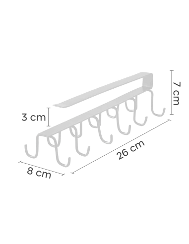 Stand Sospeso Porta Bicchieri Tazze 12 Ganci...