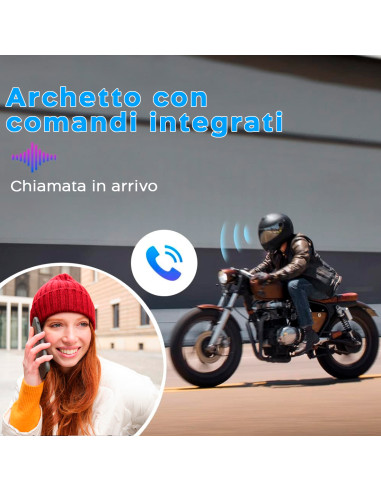 Auricolari Motocicletta Cuffie per Casco...