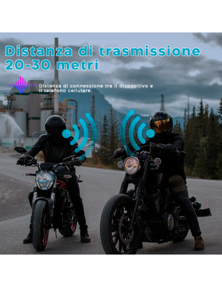 Auricolari Motocicletta Cuffie per Casco Bluetooth con Archetto per Chiamate