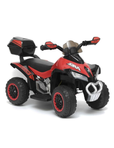 Mini Quad Elettrico per Bambini Deluxe LT928 6V Luci Suoni Bauletto Portaoggetti