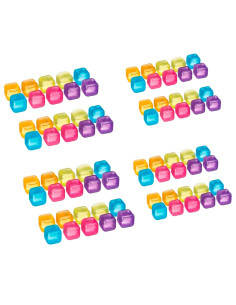 Cubetti di Ghiaccio Riutilizzabili in Silicone Pack 100pz...