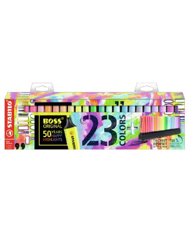 Evidenziatori STABILO BOSS Original Set 23...