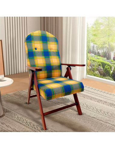 Poltrona in Legno AMALFI Sedia Reclinabile...