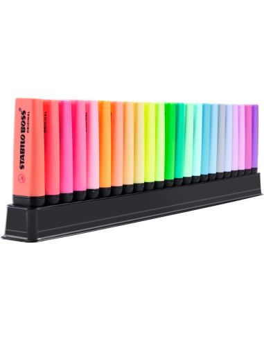 Evidenziatori STABILO BOSS Original Set 23 Colori Assortiti 50 Years Edition