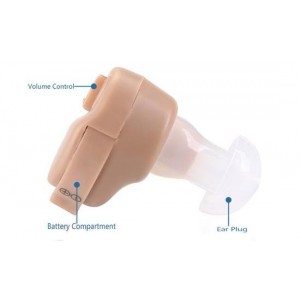 Mini amplificatore sonoro apparecchio acustico invisibile auricolare  2