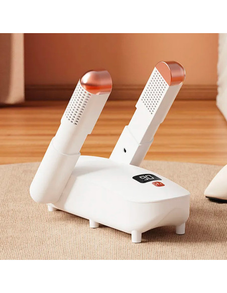 Asciuga Scarpe Elettrico 300W con Display Deumidificatore Scaldapiedi Domestico
