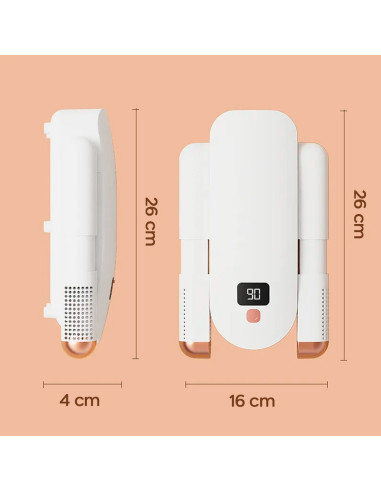 Asciuga Scarpe Elettrico 300W con Display...