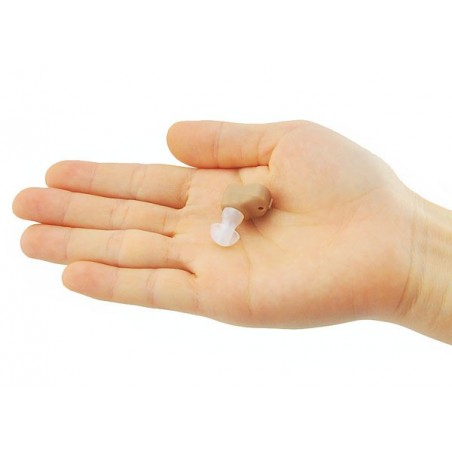 Mini amplificatore sonoro apparecchio acustico invisibile auricolare 