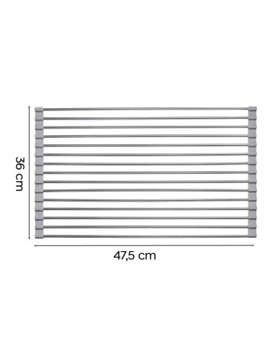 Scolapiatti Pieghevole Lavabo Salvaspazio in...