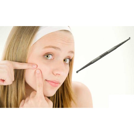 Ferretto rimuovi impurità bilaterale ideale per brufoli acne e punti neri