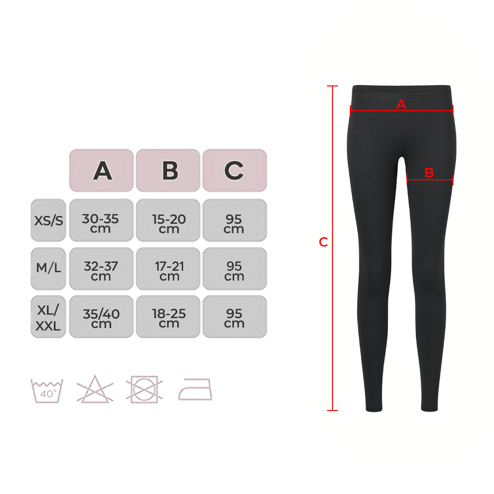 Leggings Vita Alta Donna IDA Tessuto...
