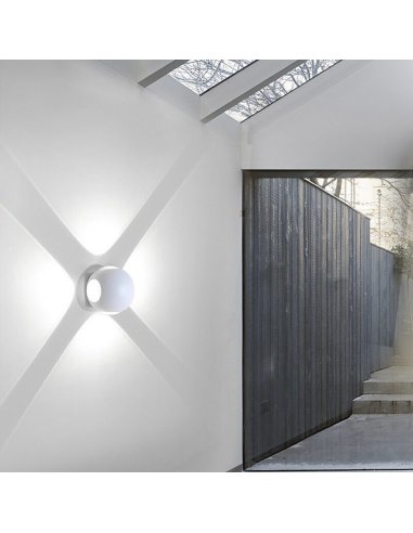 Applique da Parete Lampada LED Tonda 12W Angolo...