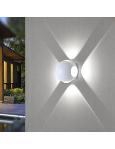 Applique da Parete Lampada LED Tonda 12W Angolo...