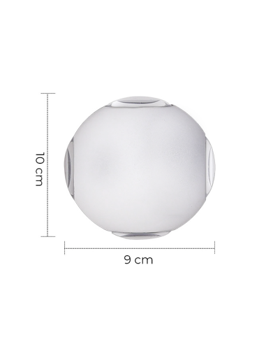 Applique da Parete Lampada LED Tonda 12W Angolo...