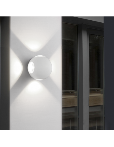 Applique da Parete Lampada LED Tonda 12W Angolo...