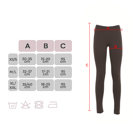 Kit 3pz Leggings Sportivo Donna Nero Blu Marrone Tessuto Elasticizzato Autunnale