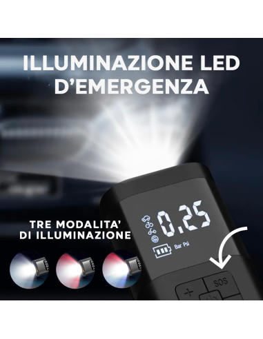 Mini Compressore Aria Portatile per Auto...