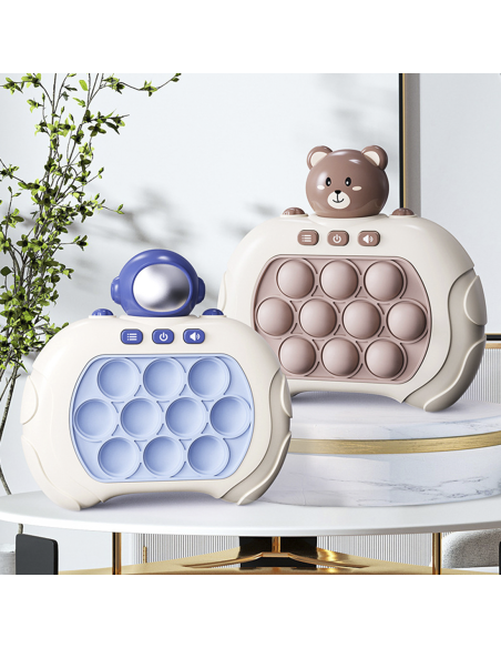 Giocattolo Elettronico Pop-it Push per Bambini 3+ Console di Gioco Sensoriale