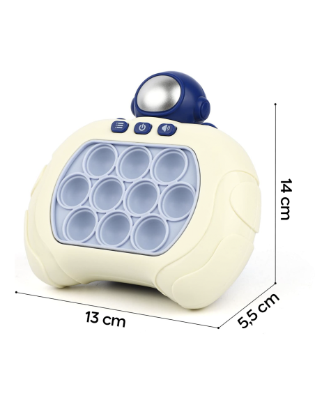 Giocattolo Elettronico Pop-it Push per Bambini 3+ Console di Gioco Sensoriale