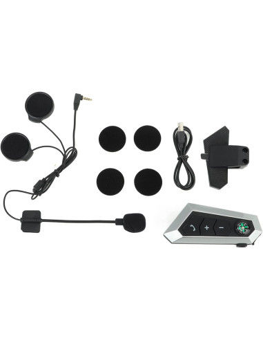 Kit Chiamata Moto Auricolari Casco Wireless con...