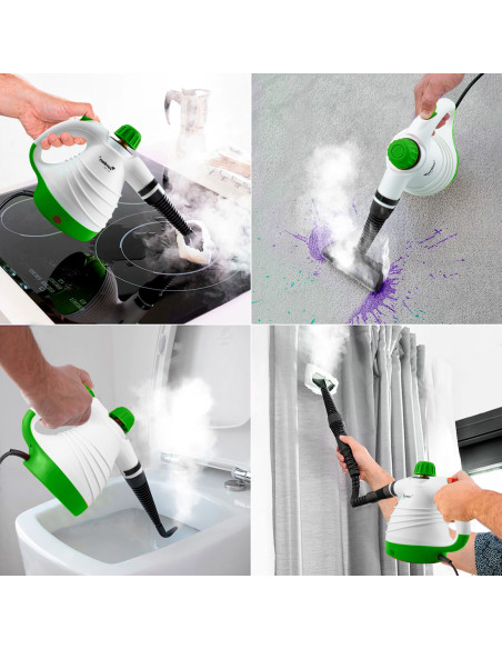 Pulitore a Vapore Elettrico 400ml JCP-302 Multifunzione 9 in 1 Vaporella 1050W