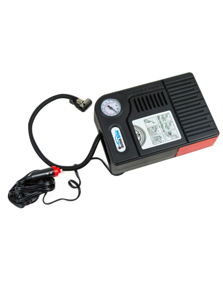 Kit Gonfiatore e Riparatore Gomme Auto Universale con Sigillante per Pneumatici