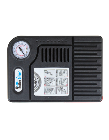 Kit Gonfiatore e Riparatore Gomme Auto Universale con Sigillante per Pneumatici