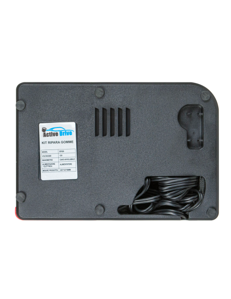 Kit Gonfiatore e Riparatore Gomme Auto Universale con Sigillante per Pneumatici