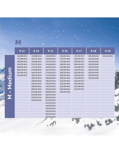 Set 2 Catene da Neve in Tessuto kit Calze...