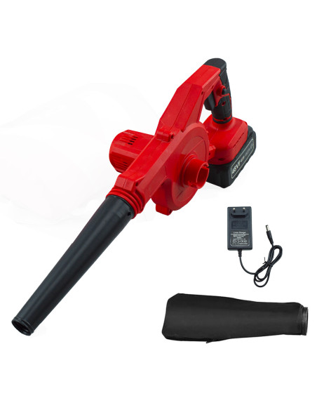 Soffiatore Aspirapolvere a Batteria Wireless 18V Ricaricabile con Sacchetto