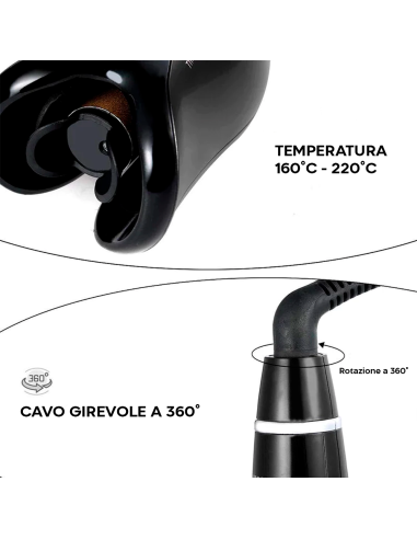 Piastra Arricciacapelli Automatica Ferro...