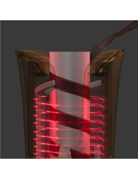 Piastra Arricciacapelli Automatica Ferro Rotazione Bidirezionale 4 Temperature