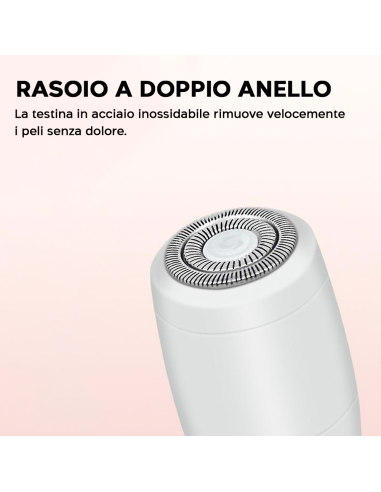 Epilatore Donna 4 in 1 Rasoio Viso e Corpo 4...