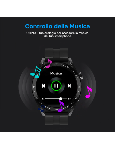 Smartwatch Sport Fitness HW23 PRO Quadrante 1.54" Bluetooth per IOS e Android