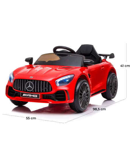 Macchina Elettrica per Bambini LT915 Mercedes AMG GTR 12V Luci Suoni Telecomando