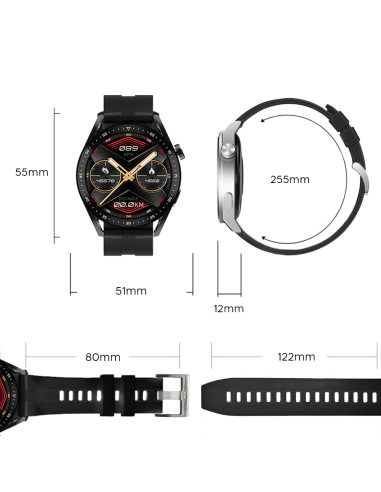 Smartwatch Sport Fitness HW23 PRO Quadrante...