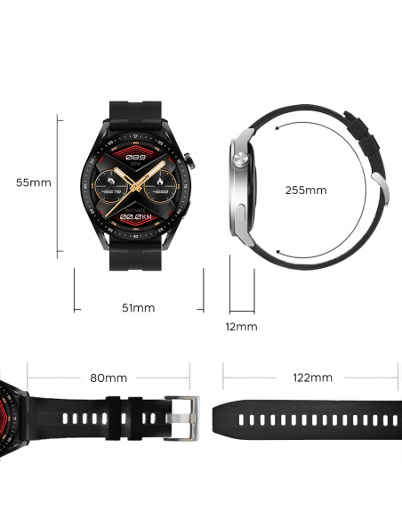 Smartwatch Sport Fitness HW23 PRO Quadrante 1.54" Bluetooth per IOS e Android
