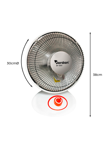 Stufa Elettrica Parabola Fibra di Carbonio...