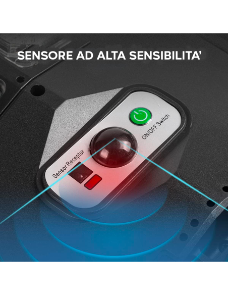 Lampione Stradale Solare 1000LM W789B-6 IP65 Sensore di Movimento Telecomando