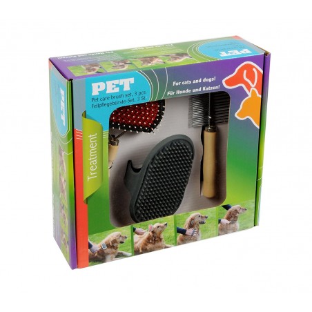 Kit di spazzole per la pulizia e la cura del cane