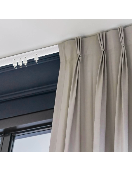 Binario Tenda Flessibile 5mt Pieghevole Scorrevole in PVC Divisore per Stanze