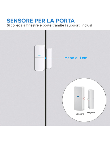 Kit Allarme Antifurto Domestico Wireless Senza...