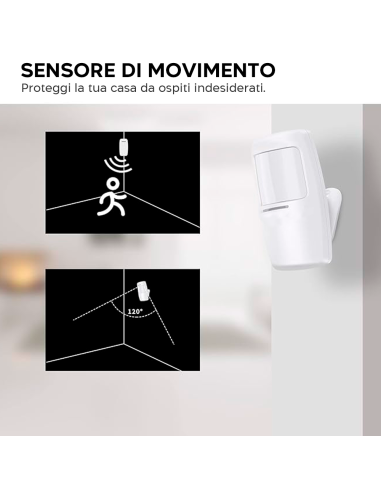 Kit Allarme Antifurto Domestico Wireless Senza...