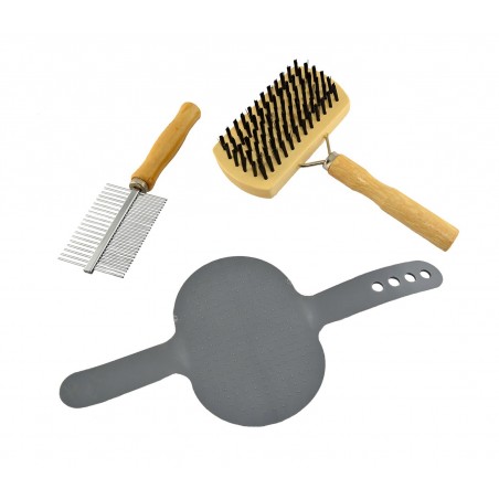 Kit di spazzole per la pulizia e la cura del cane